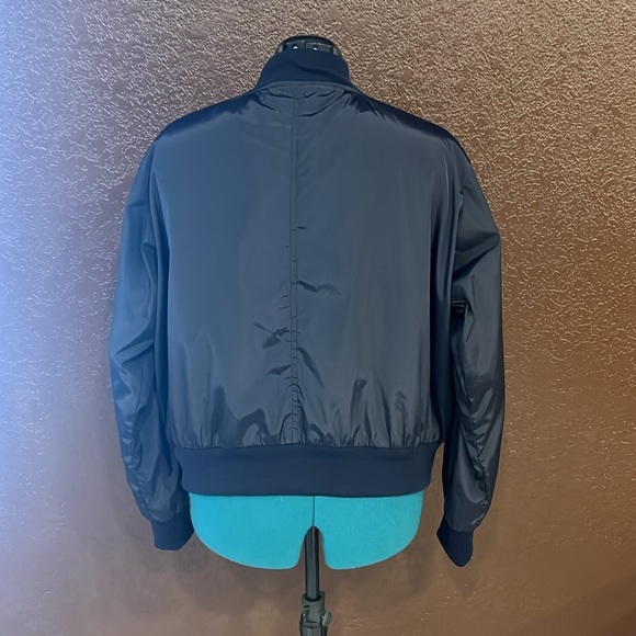 Navy Blue Bomber Jacket - Picture 3 of 9